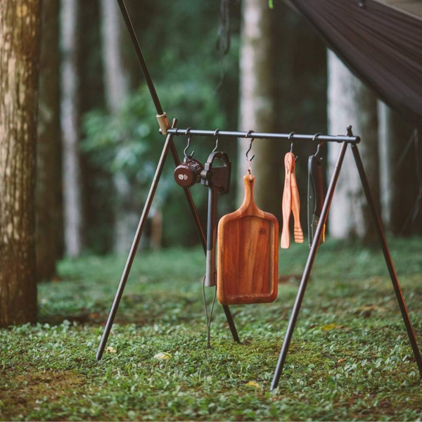 campingflying 日月鉄工所 鐵男曬架 燈架 - 鐵男曬架 燈架
