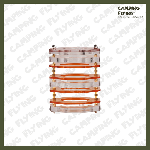 campingflying 38燈 八角疊嶂燈罩