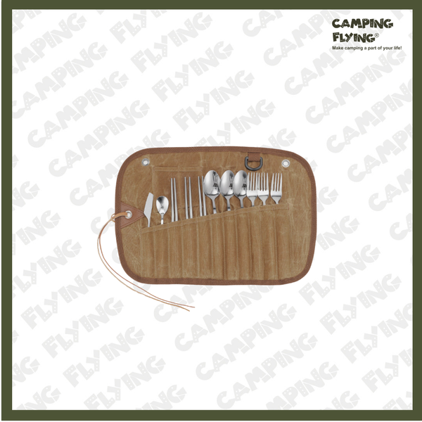 campingflying 戶外餐具12件組