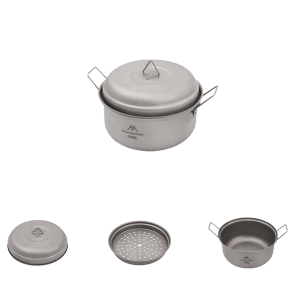 Mountainhiker 鈦製餐具系列 - 鈦製蒸鍋