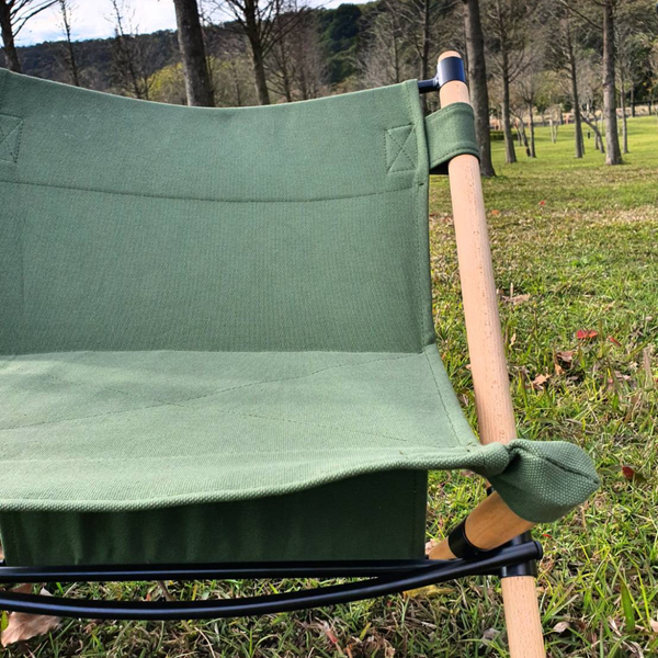 campingflying 山毛櫸木布椅 - 鄉村綠