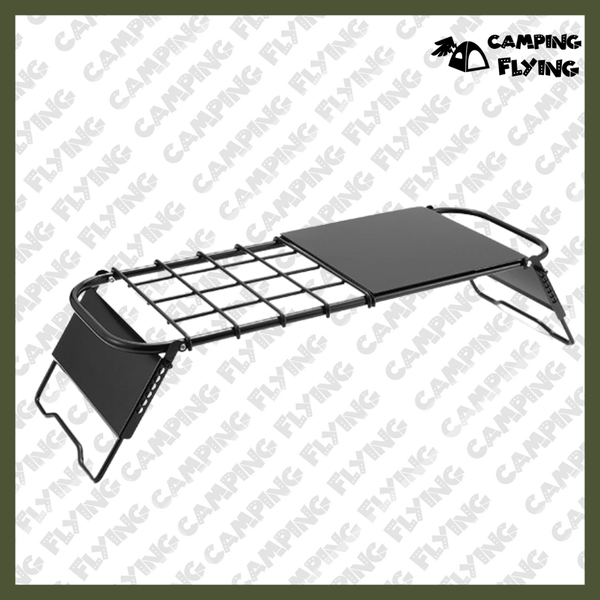 campingflying 折疊伸縮網格桌 燒烤爐架