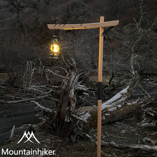 Mountainhiker 露營燈架系列 - 原色橡木燈架