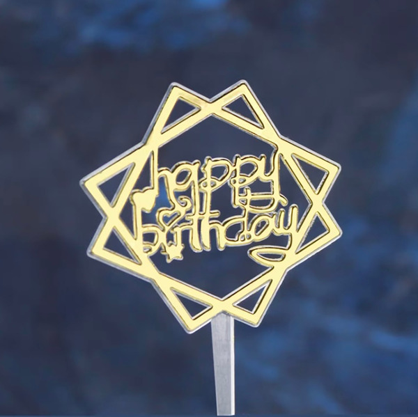 Happy Birthday 蛋糕插牌